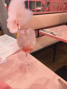 Mocktail with Fairy floss