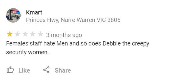 Kmart Narre Warren Creepy Debbie