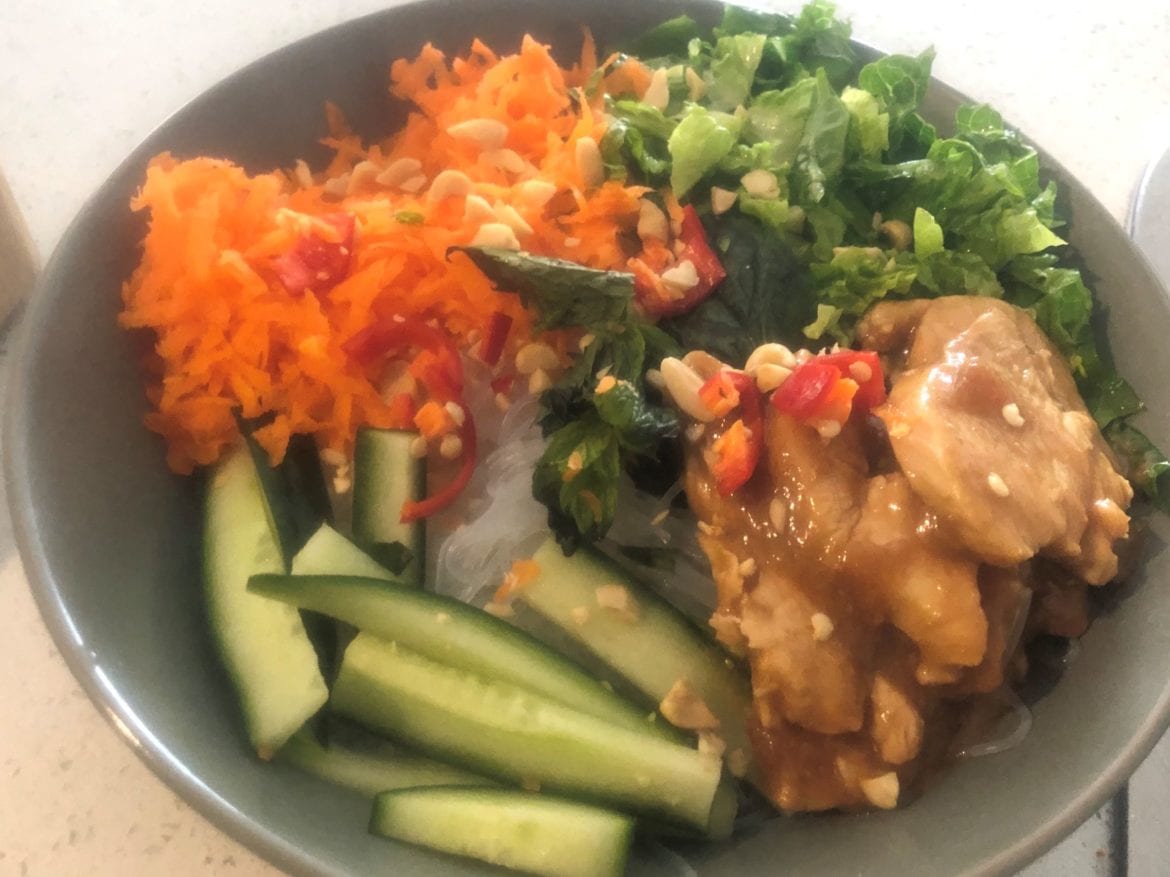 Bún Chay- Vietnamese noodle salad