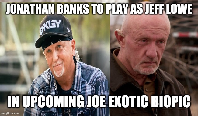 WHO WOULD PLAY JONATHAN BANKS TIGER KING MOVIE