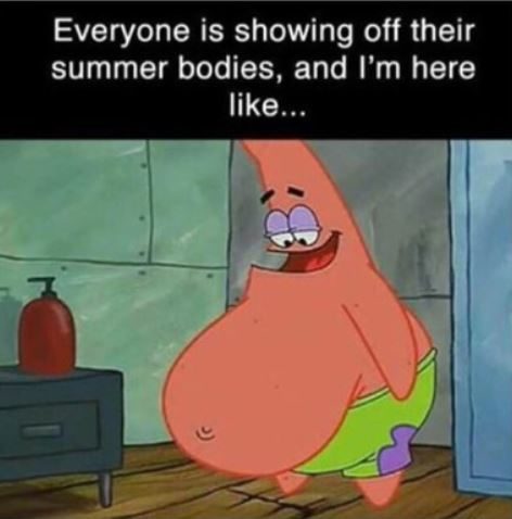 Pregnancy meme-summer body patrick