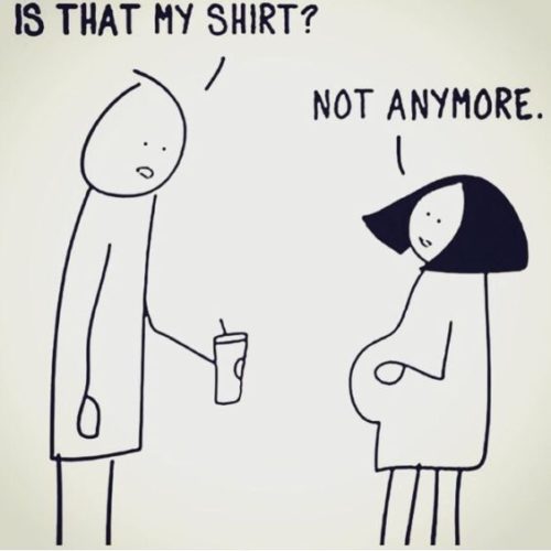 stealing clothes in pregnancy meme