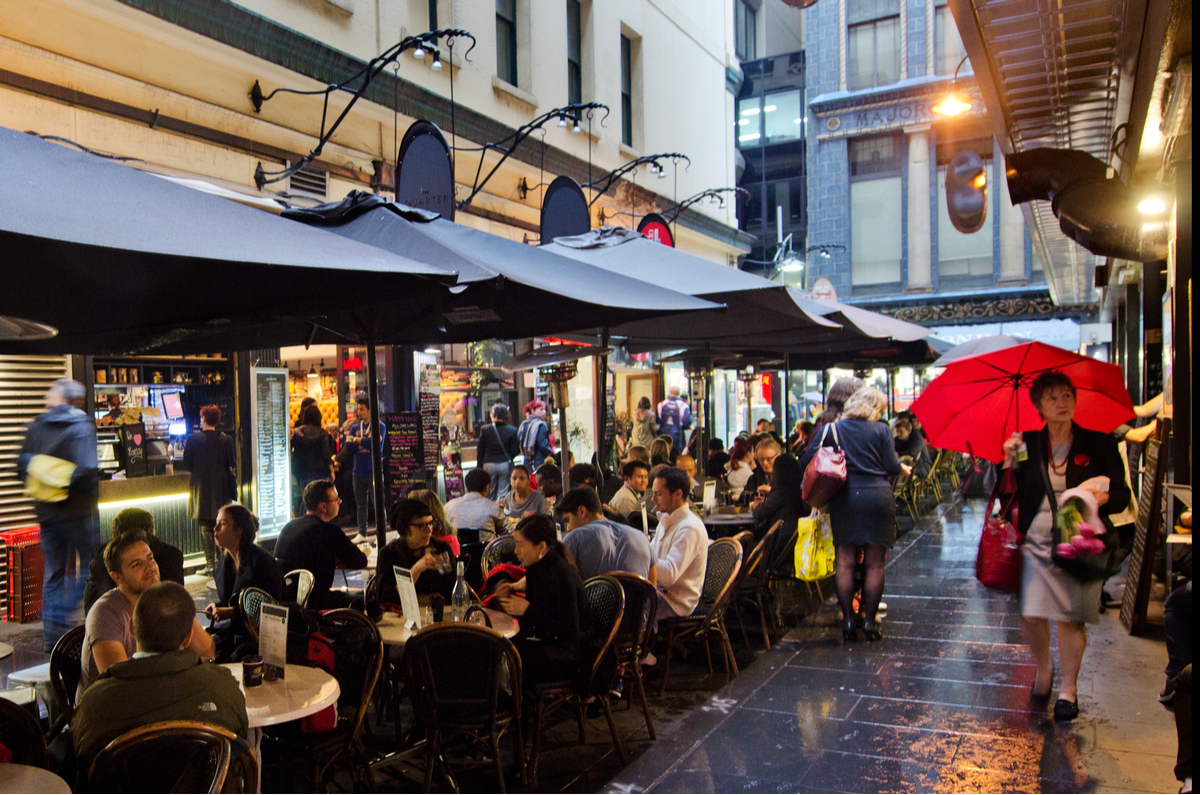 Degraves Street Melbourne Laneway 2014