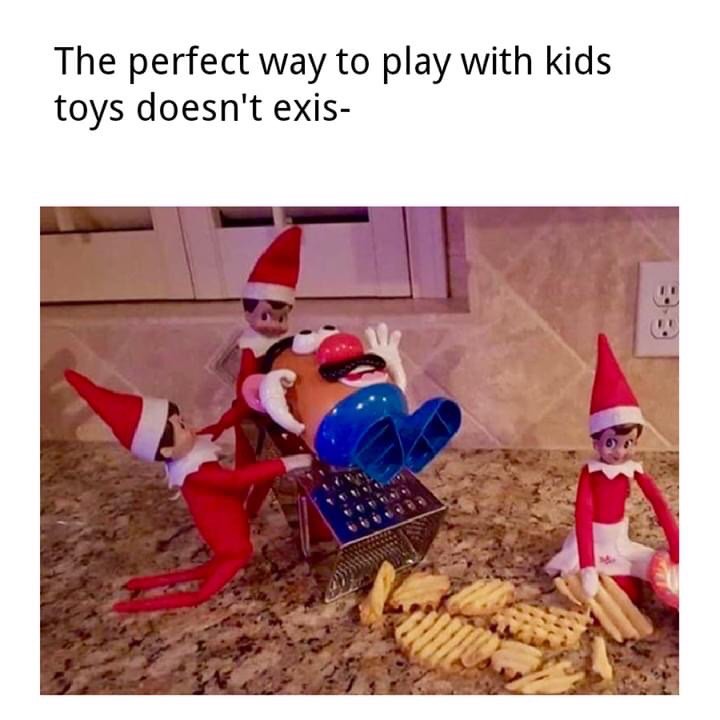 elf on a shelf christmas toy story meme 