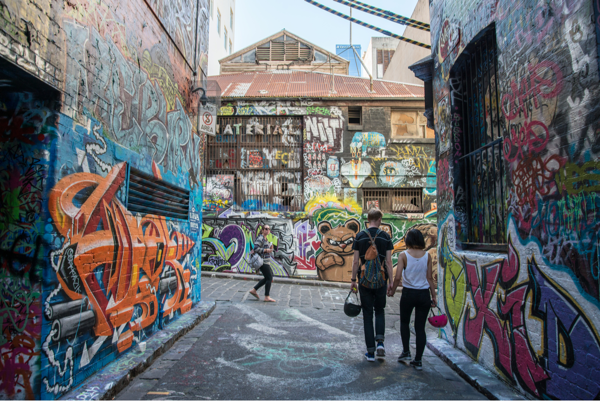 hosier lane melbourne 2015 laneway