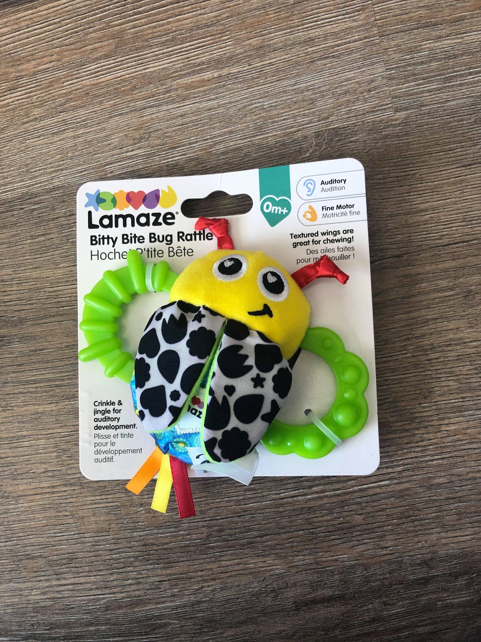 lamaze rattlebitty bite bug-baby shower gift