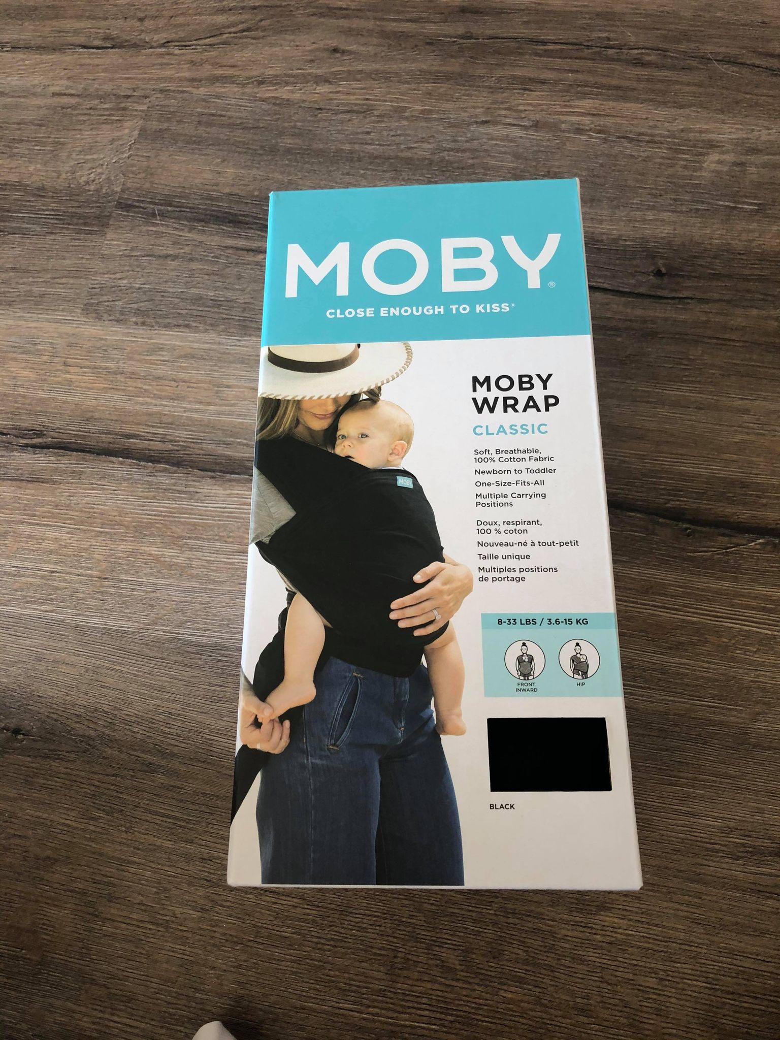 moby wrap black-baby shower gifts 