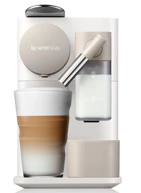 nespresso white coffee machine