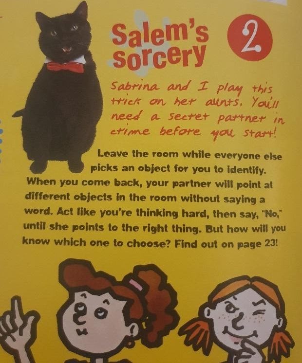 salems sorcery from sabrinas secrets magazine 90s