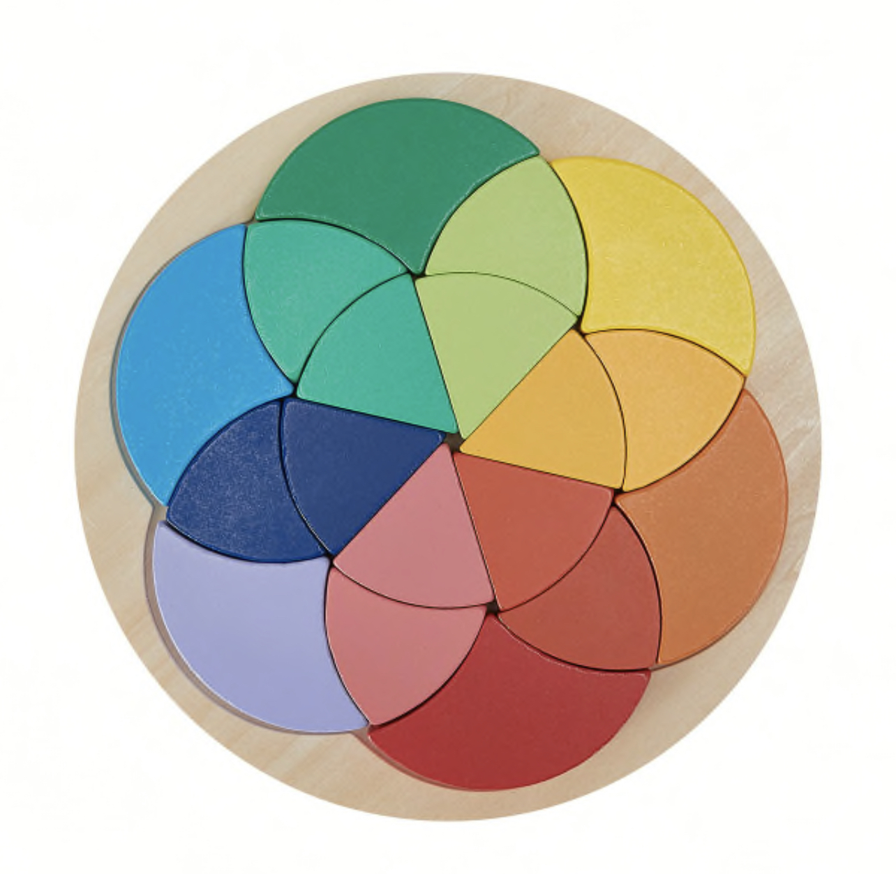 kmart montessori colour puzzle colour wheel 