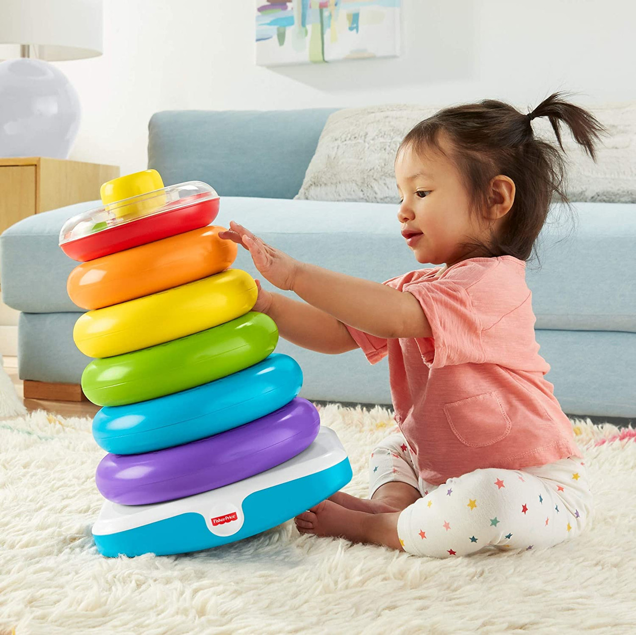 Ring stacking Montessori toy 
