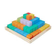 kmart wooden montessori blocks 