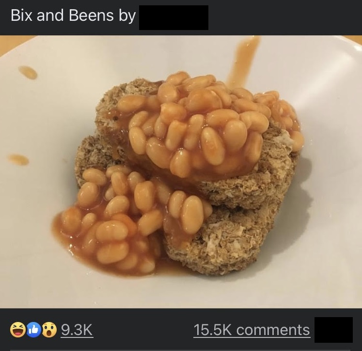 Weetbix and baked beans