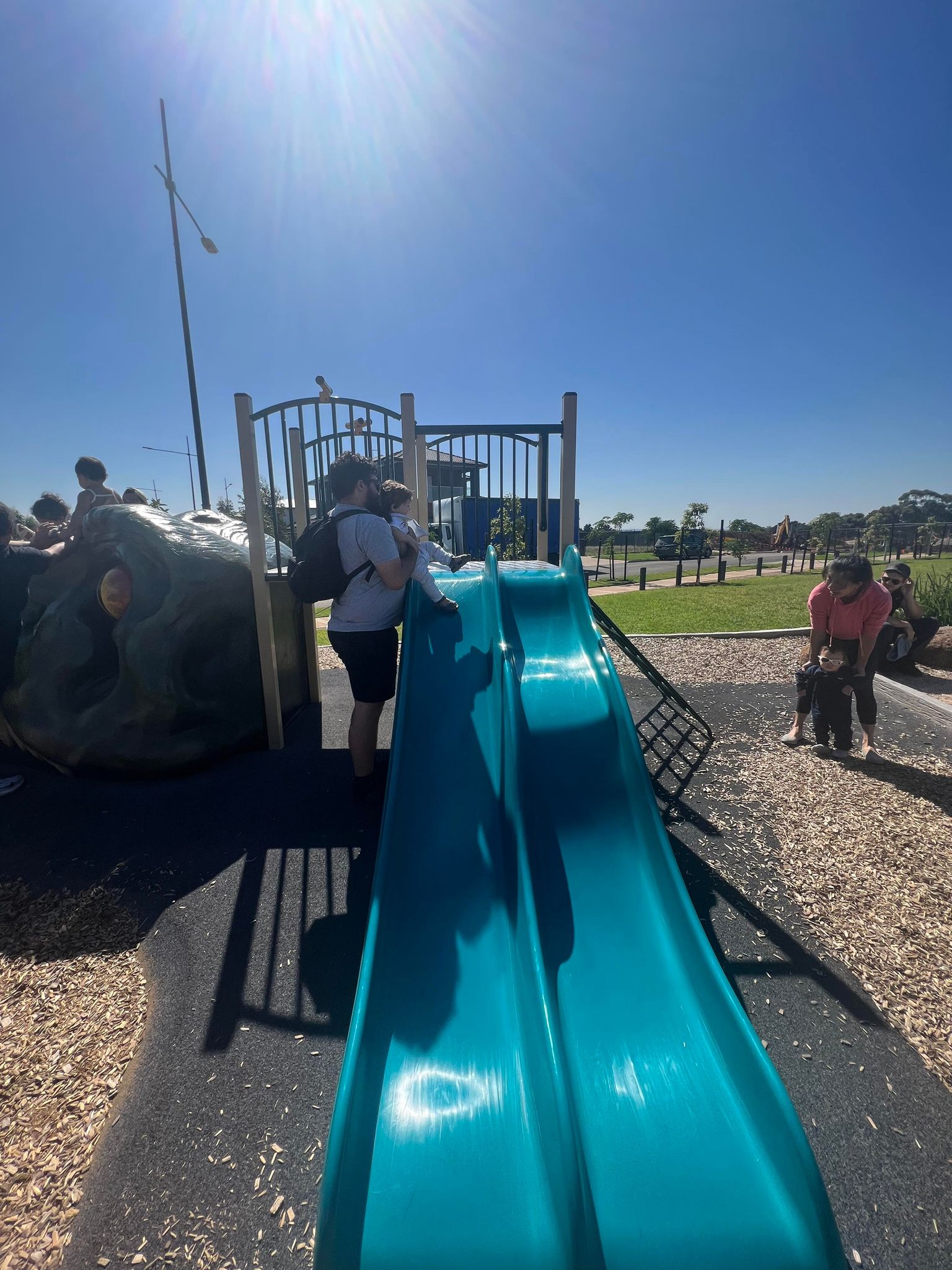 Dinosaur Park Playground truganina overview toddler slides
