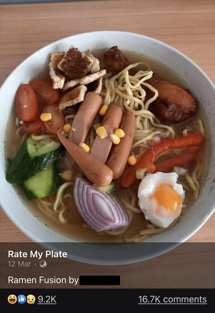 Ramen confusion rate my plate 