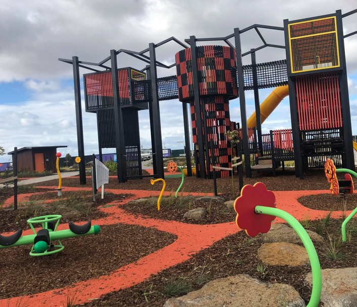 barrabool park mambourin werribee playground spinning seesaw