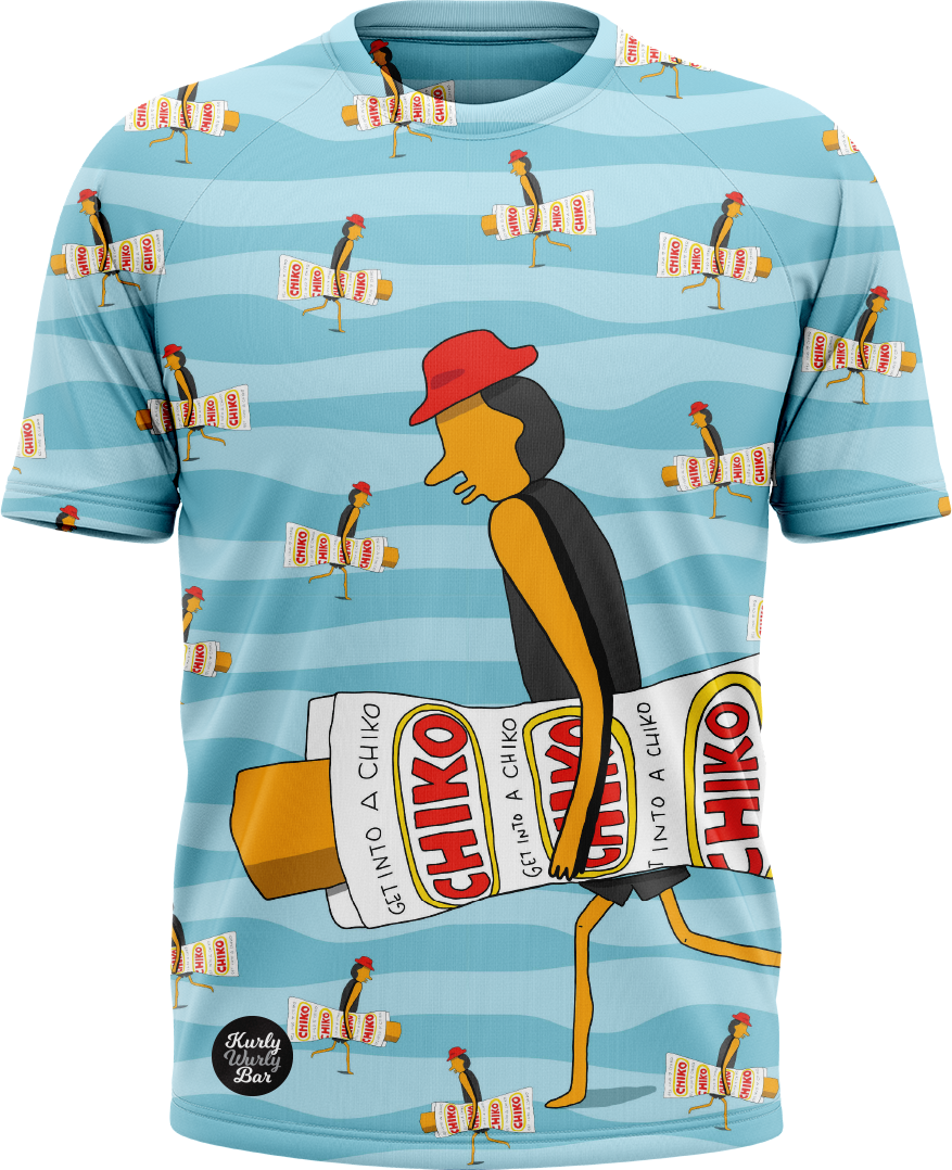 chicko roll surf board shirt