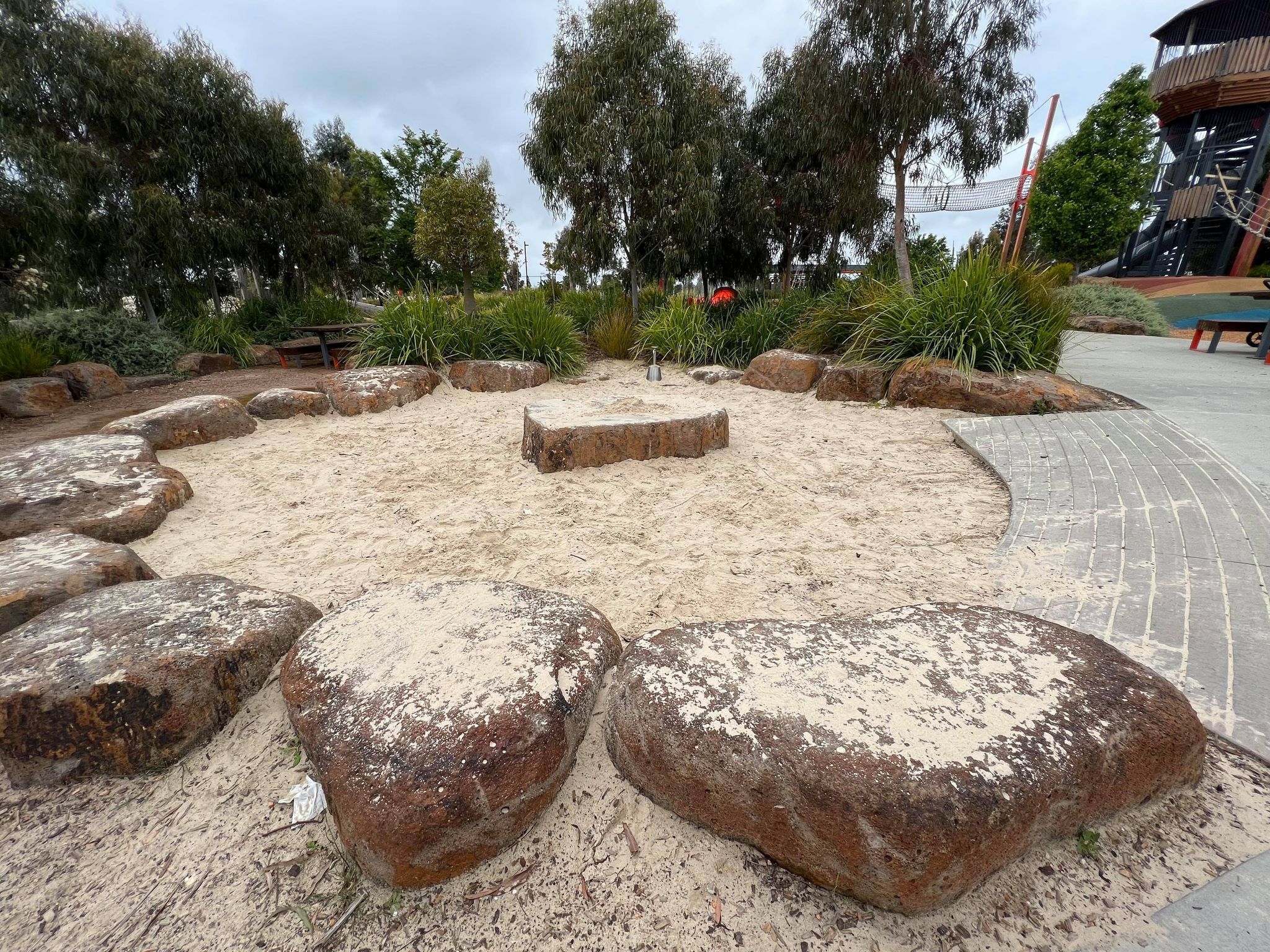 frontier park aintree rockbank water play area sandpit