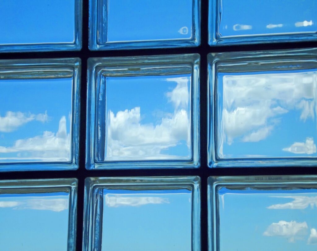 Glass window bricks