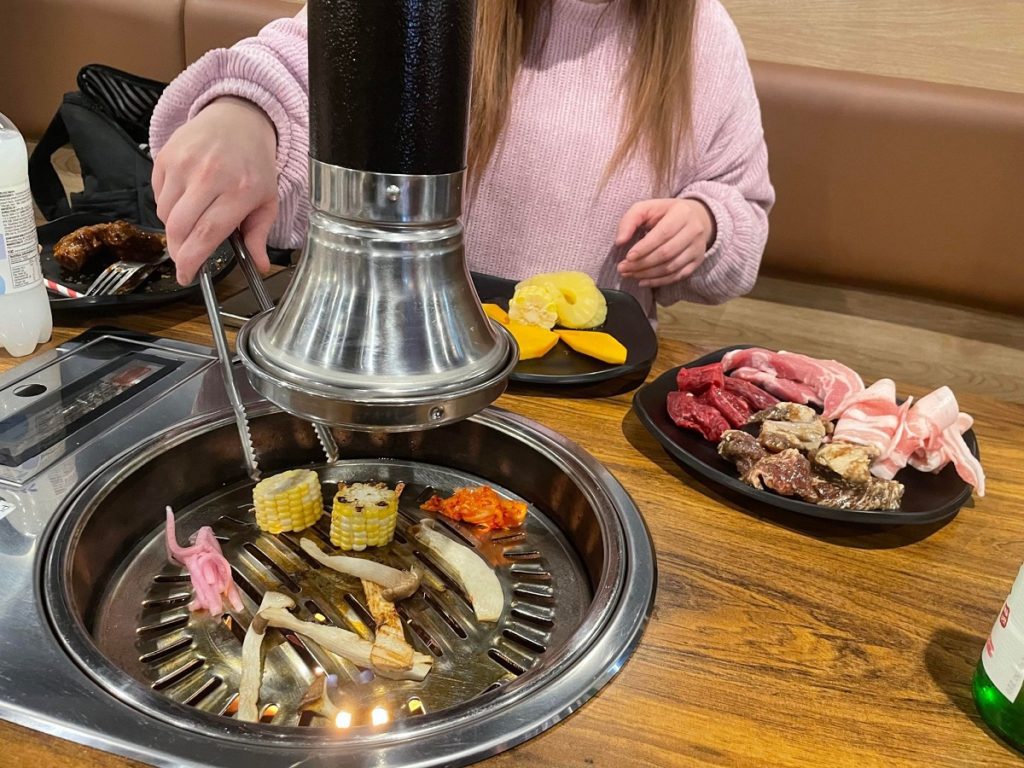 korean bbq table cooker