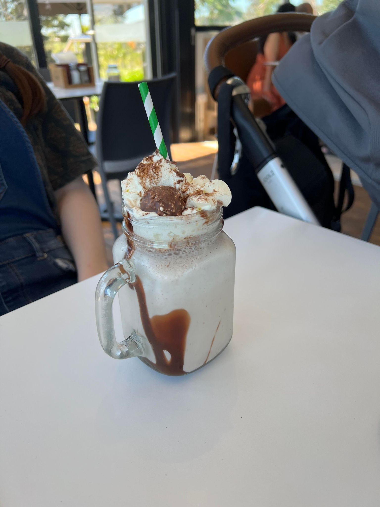 little grownling cafe ferrero milkshake