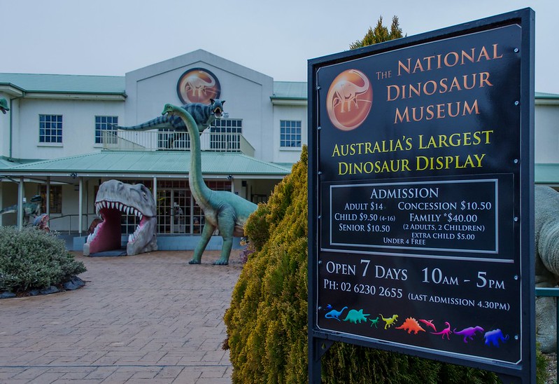 national dinosaur museum canberra things to do in canberra with kids