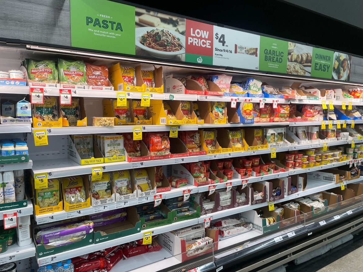 pasta cold woolworths australia