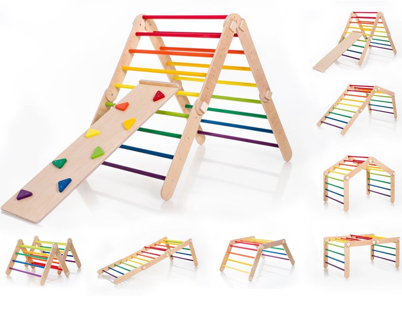 wooden rainbow pikler best unique and educational first birthday presents for boys and girls