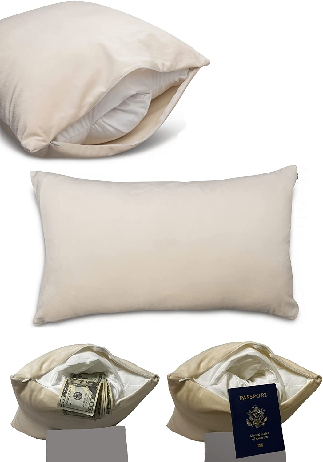 secret compartment pillow 