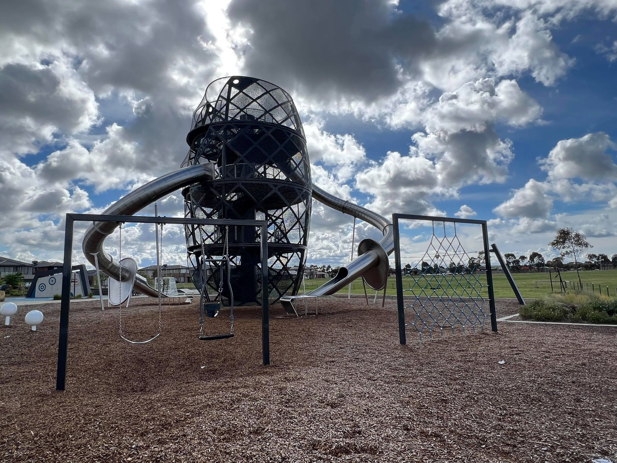 upper point cook playground swings and climbing frame