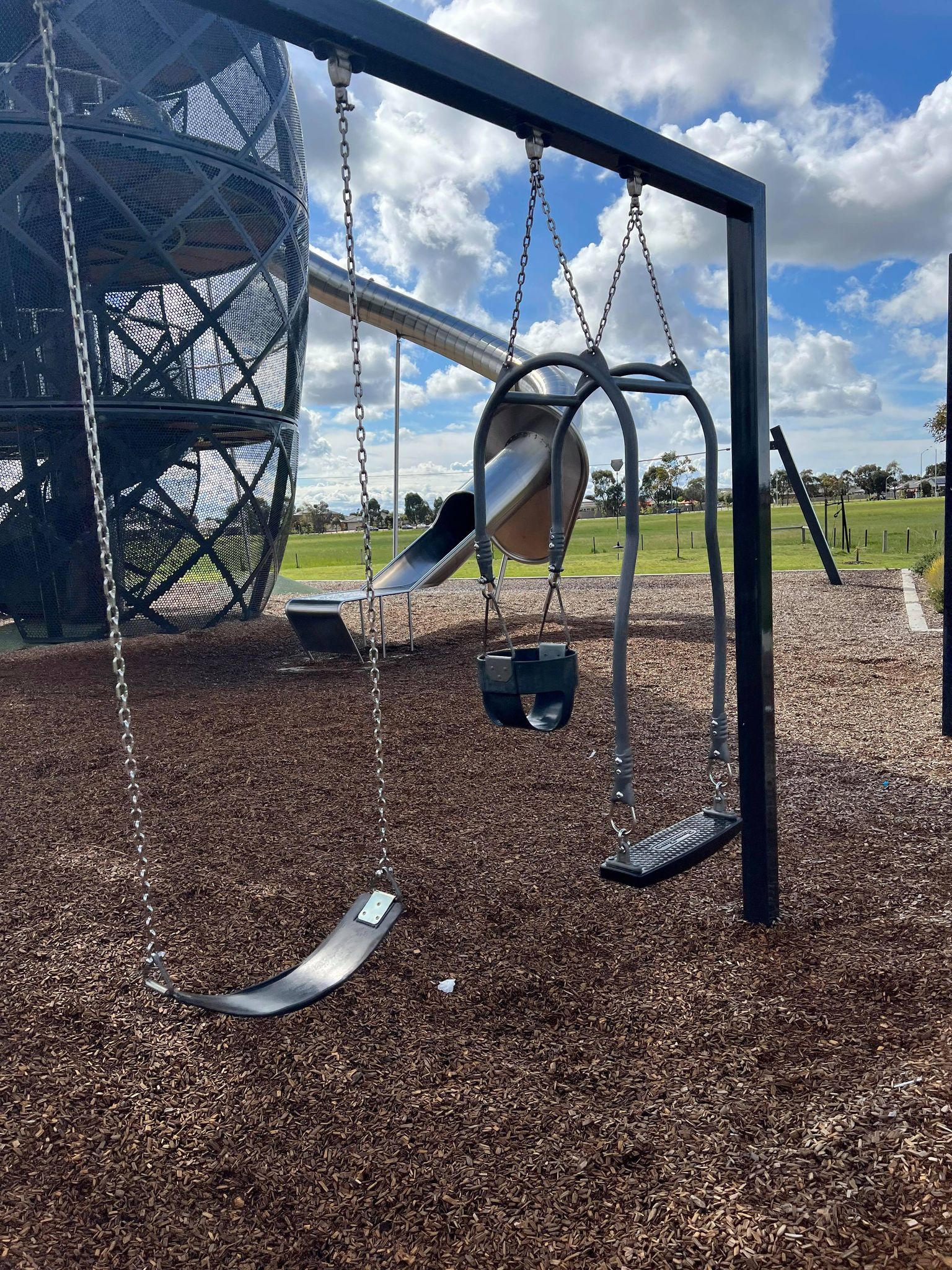 upper point cook playground swings baby swing and adult swing combined
